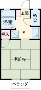 コーポ上丸【2階】の間取り