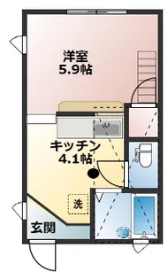 メイプル【1階】の間取り