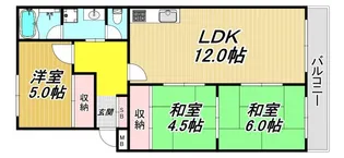 3LDKの間取り画像