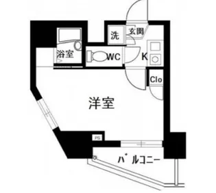 ルーブル白金高輪【8階】の間取り