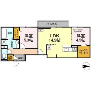 グレイスガーデンB【3階】の間取り