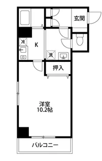 リバティープラザ花園【2階】の間取り