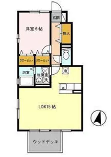 グランドヒルズ【1階】の間取り