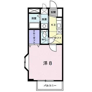 メゾンエクセルTS【2階】の間取り