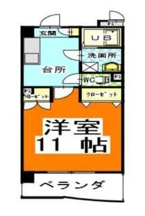 アークハイツ鹿田【4階】の間取り