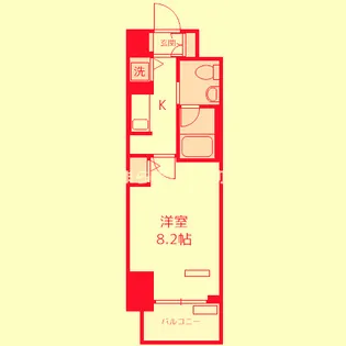 大阪府大阪市北区同心1【マンション】の間取り