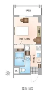 クラスイン与儀【4階】の間取り