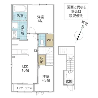 コンフォート メゾン【2階】の間取り