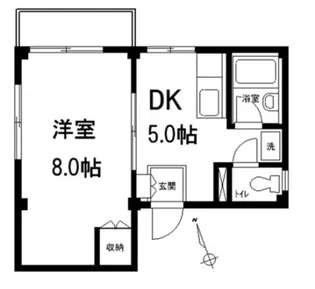 メゾン豊【3階】の間取り