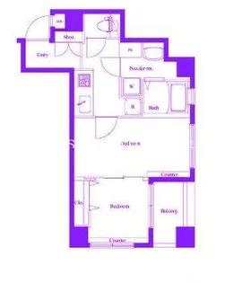 神奈川県横浜市中区石川町5【マンション】の間取り