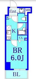 ロワール関内エナジス【3階】の間取り