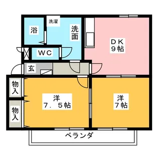 アピエス5【1階】の間取り