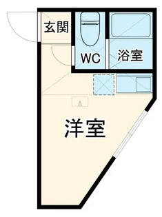 1Rの間取り画像