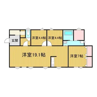 ハイム若草【1階】の間取り