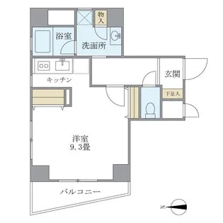 サンハイツ浅草【5階】の間取り