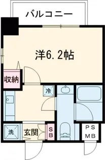 エクセリア大山【8階】の間取り