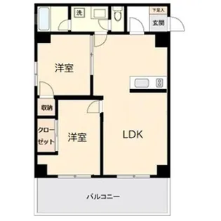 Zion Court 平和島【4階】の間取り