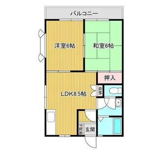 ヴェルサージ湘南【2階】の間取り