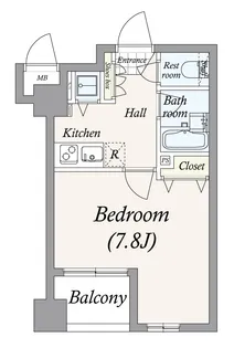 パレステュディオ三番町II【2階】の間取り