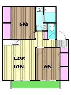 グランディル武蔵野【2階】の間取り