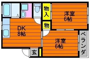 コーポチェリー【2階】の間取り