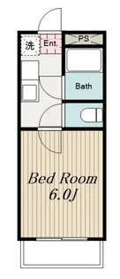 フラワーハイツB【2階】の間取り