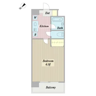 アルファサイト新宿【2階】の間取り