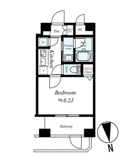 サンテミリオンお茶の水【12階】の間取り