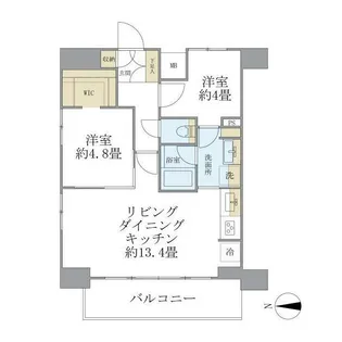 東京都江戸川区東葛西6【マンション】の間取り