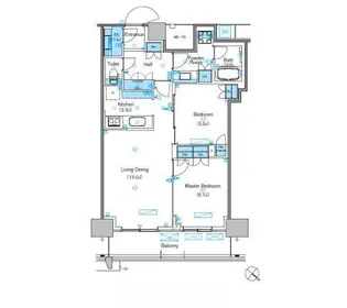 東京都江東区豊洲6【マンション】の間取り