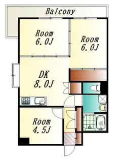 広島県広島市安佐南区川内2【マンション】の間取り