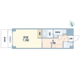 アドメゾン立川【1階】の間取り