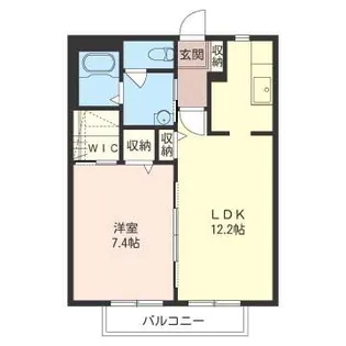 フレグランス吉川【2階】の間取り