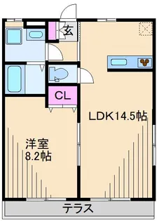 A・M・Yガーデン秋【1階】の間取り