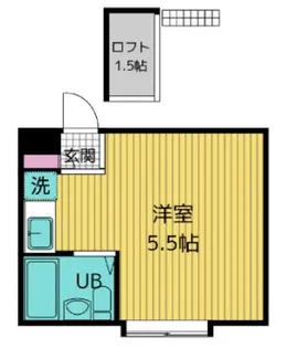 ヒルサイド【1階】の間取り