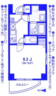 エトワール小杉【4階】の間取り