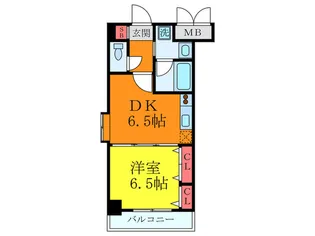 エスポアールII【2階】の間取り