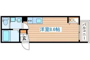 アルテラヴィータ南仙台【2階】の間取り