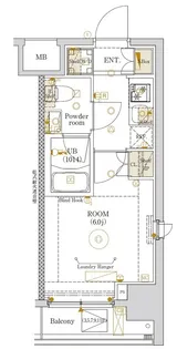 東京都葛飾区新小岩2【マンション】の間取り