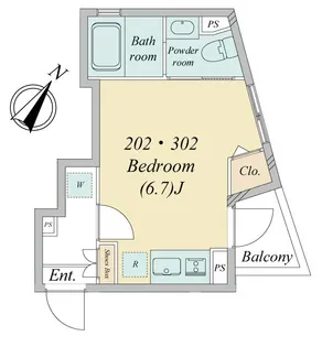 GRANDE IOGI【3階】の間取り