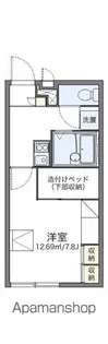レオパレスWILL【2階】の間取り