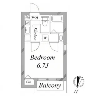 アル・ソーレ青砥【1階】の間取り