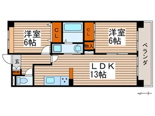 パストラーレ【3階】の間取り