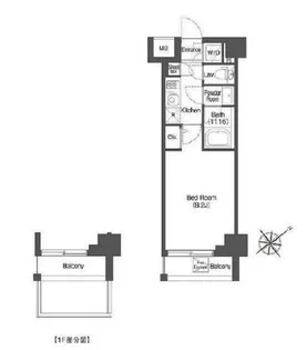 AIFLAT中目黒【3階】の間取り