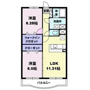 メゾンソレイユ【1階】の間取り