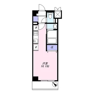 プレイアデ稲田堤【3階】の間取り