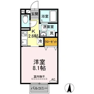 エクセレントIII【2階】の間取り