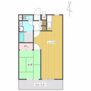 ルネ1【2階】の間取り