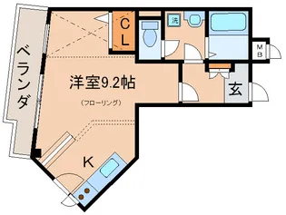 ソレイユ西山【3階】の間取り