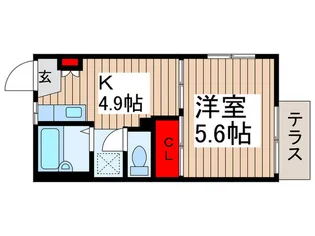 ミューゼハウス【1階】の間取り